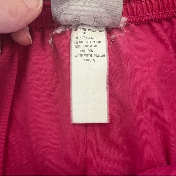 Vintage 90s Adidas Hot Pink Metallic Tracksuit Set Windbreaker Size Large - Picture 12 of 15